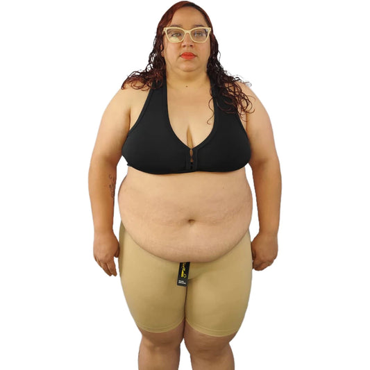 Cinta Shorts Modeladora com 4 Barbatanas de Aço e Compressão