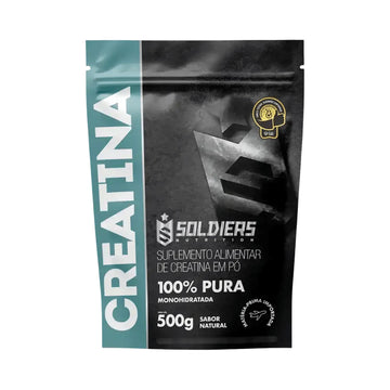 Creatina Suplemento Monohidratada em Pó 100% Pura Importada - Soldiers Nutrition
